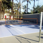 Сетка волейбольная "EL LEON DE ORO" (Испания) черн., 9.5х1м, нить 3мм 
